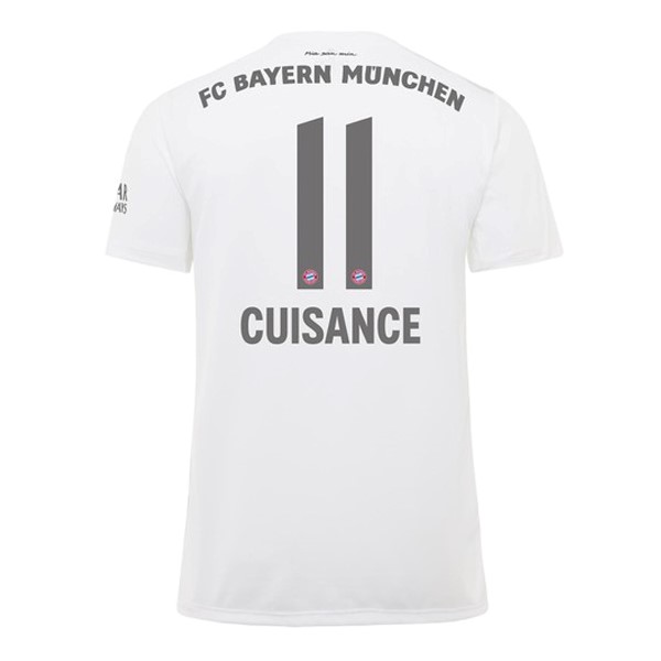 Trikot Bayern München NO.11 Cuisance Auswarts 2019-20 Weiß Fussballtrikots Günstig